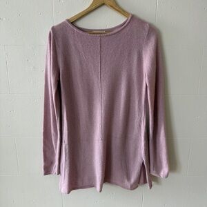 Bartolini | Thin Pink Wool Blend Soft Sweater | Size Medium